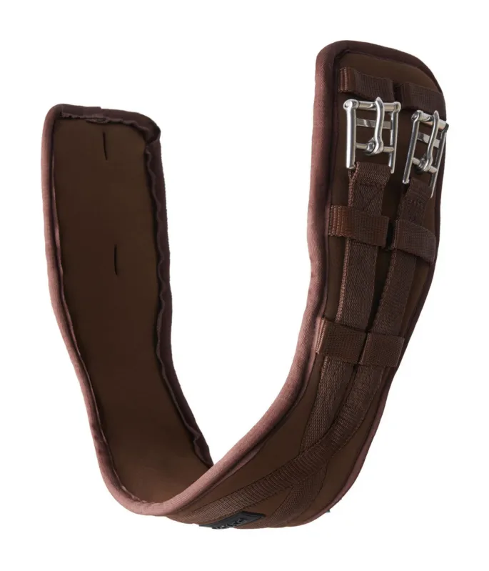Solde Sangle de dressage prforme noprne Samara avec lastique Horze - 45 cm - Marron demitasse