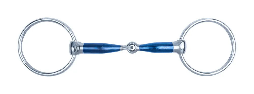 Livraison Gratuite Mors de filet Waldhausen Sweet Iron simple brisure anatomique - 145 mm
