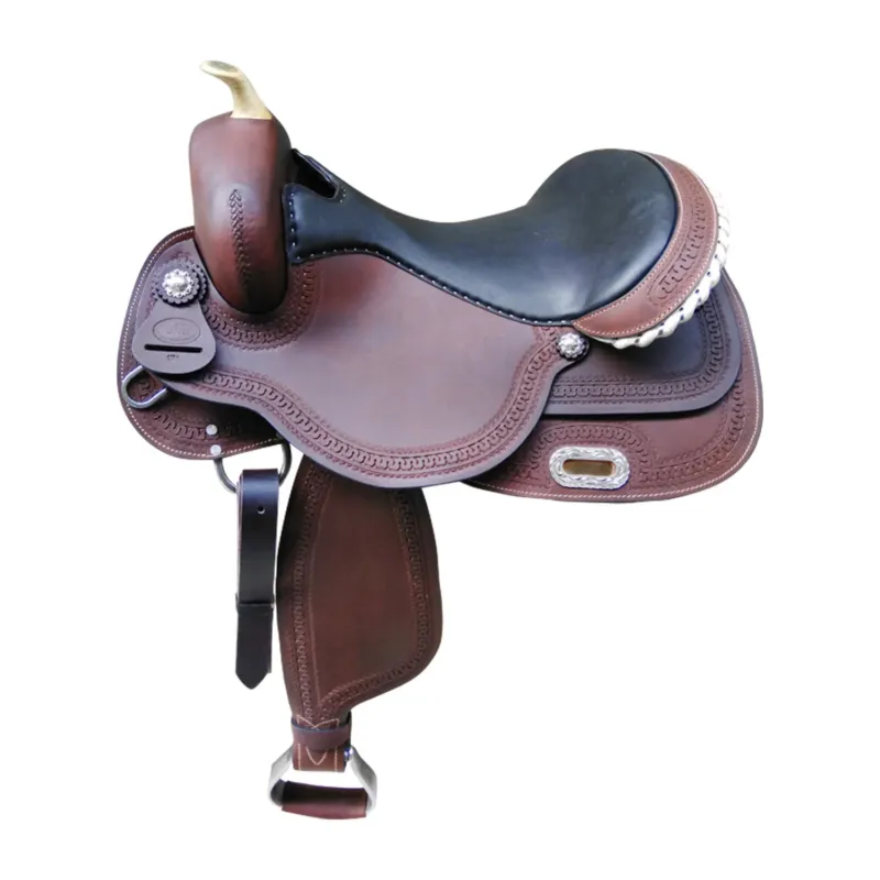 Selle de reining Denver modle Quarter - 17" - Marron Certifi