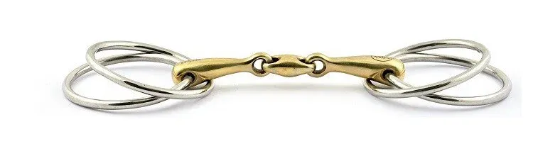 Mors 4 anneaux Jump'In double brisure - 135 mm Paiement Scuris