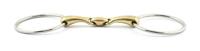 Vente Flash Mors 2 anneaux 90 mm Jump'In double brisure canons standards - 115 mm