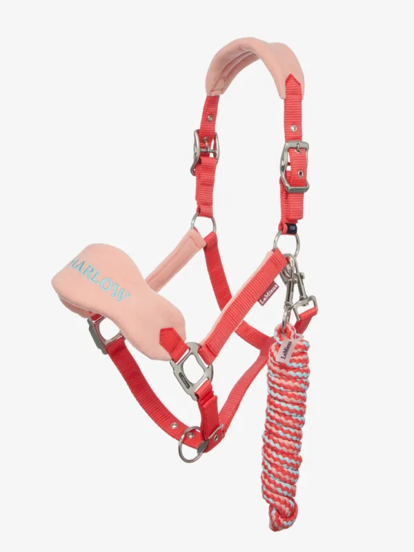 Livraison Gratuite Licol et longe LeMieux Vogue Harlow Coral Crush - Cheval