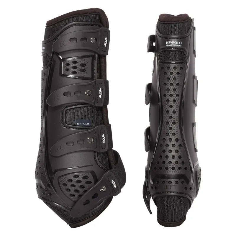 Gutres de dressage HV Polo Pro Movement postrieures - Grand cheval - Marron Prix Rduit