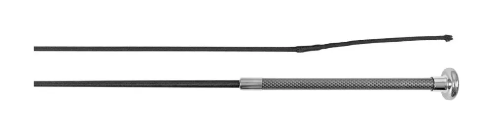 Cravache de dressage Umbria Equitazione finition carbone poigne - 120 cm Acheter En Ligne