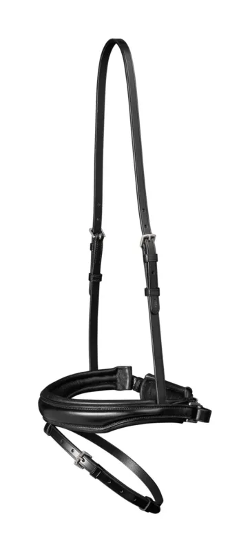 Muserolle combine Waldhausen pull-back S-Line - Cob - Noir Remise