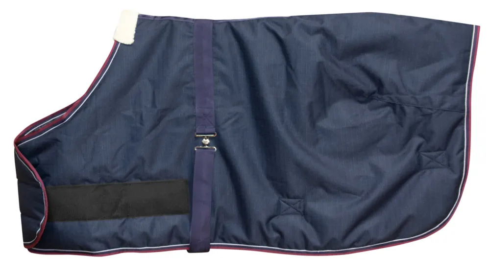 Livraison Gratuite Couverture Equithme Tyrex 1200D Foal - M 95 cm - Marine / bordeaux