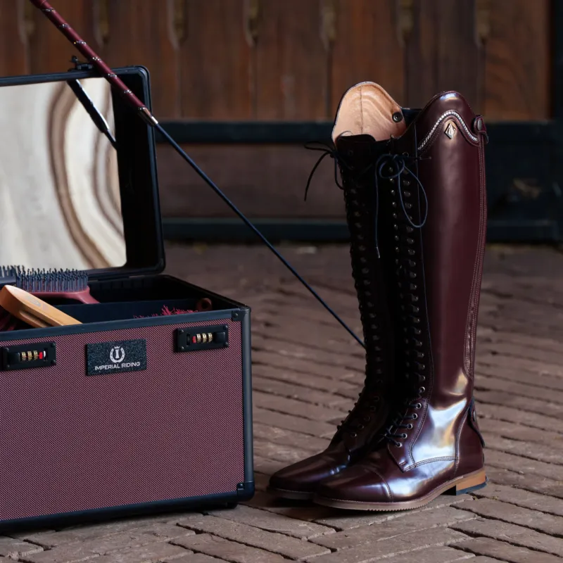 Bottes d'quitation Imperial Riding Olania Dressage Courte/Normal - 42 - Bordeaux Offre Du Jour
