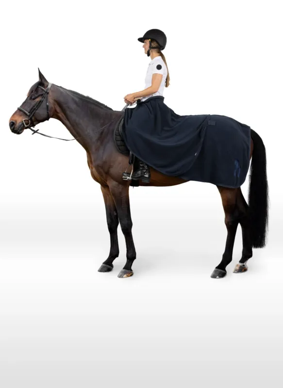 Couvre-reins polaire 2-en-1 Horze - 145 cm - Marine Promotion