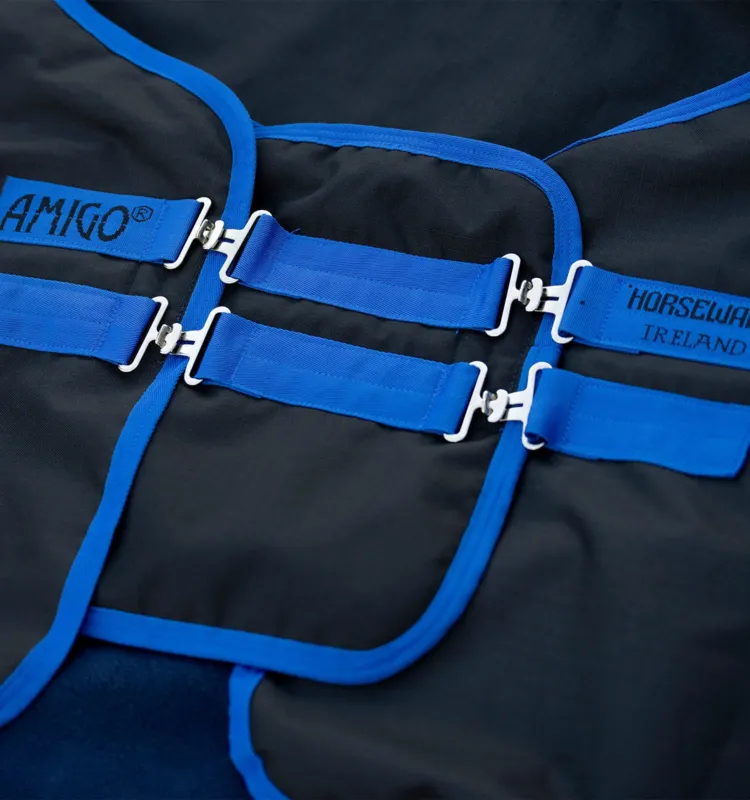 Solde Extension de poitrail Amigo Horseware - Noir / bleu classique