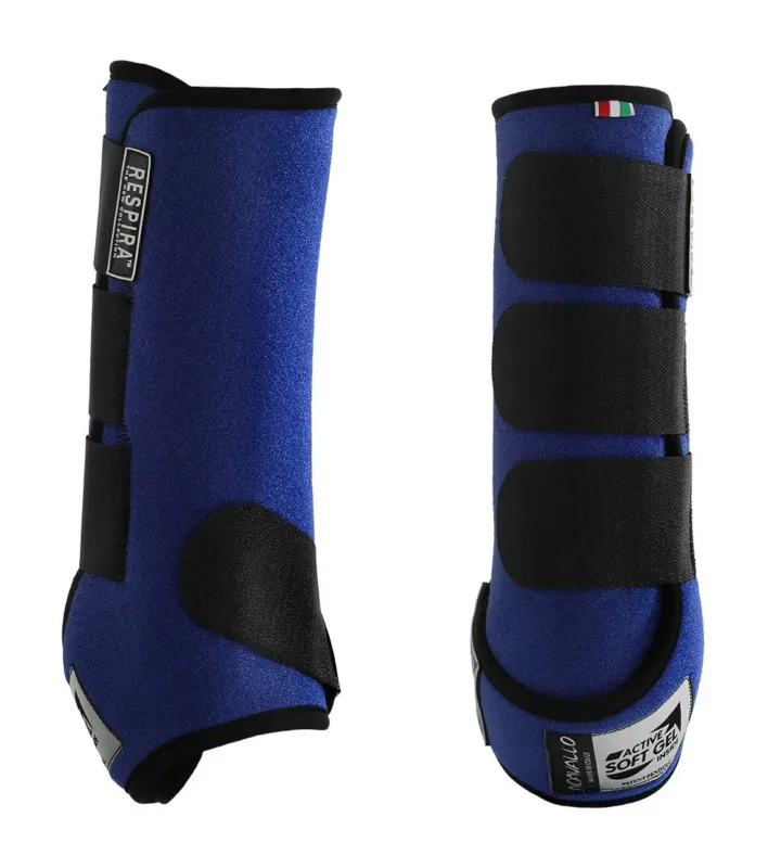 Gutres arrire en newprene avec gel Respira Acavallo - Taille 3 - Noir Meilleur Choix