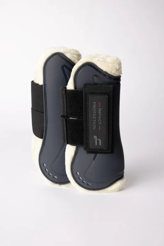 Bon Plan Gutres avec fausse fourrure Horze Armour Airflow - Cob - Marine
