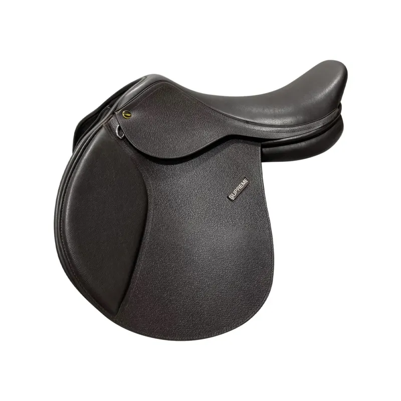 Dernier Modle Selle de Saut Supreme Atlanta avec Aron Interchangeable Inclus 4 Arons Supreme - 18" - Marron