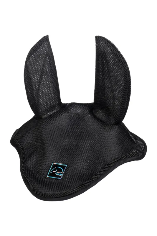 Bonnet anti-mouches HKM Harbour Island Mesh - Poney - Noir Prix Choc