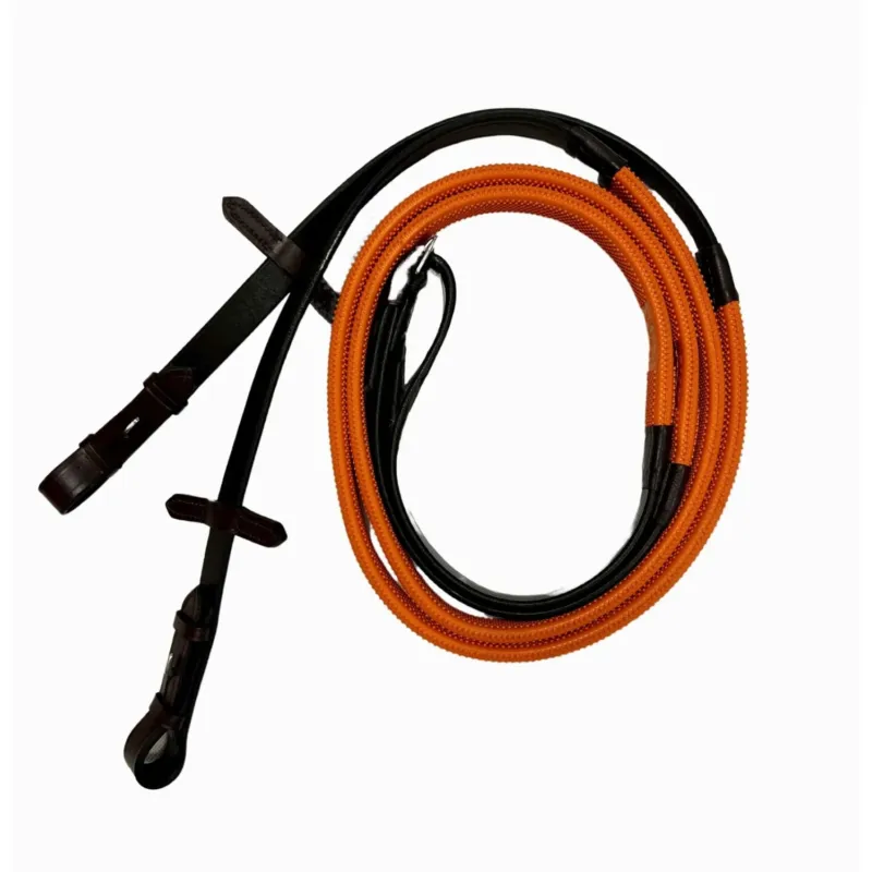 Rnes caoutchouc T de T orange - Cheval - Havane fonc Petit Prix
