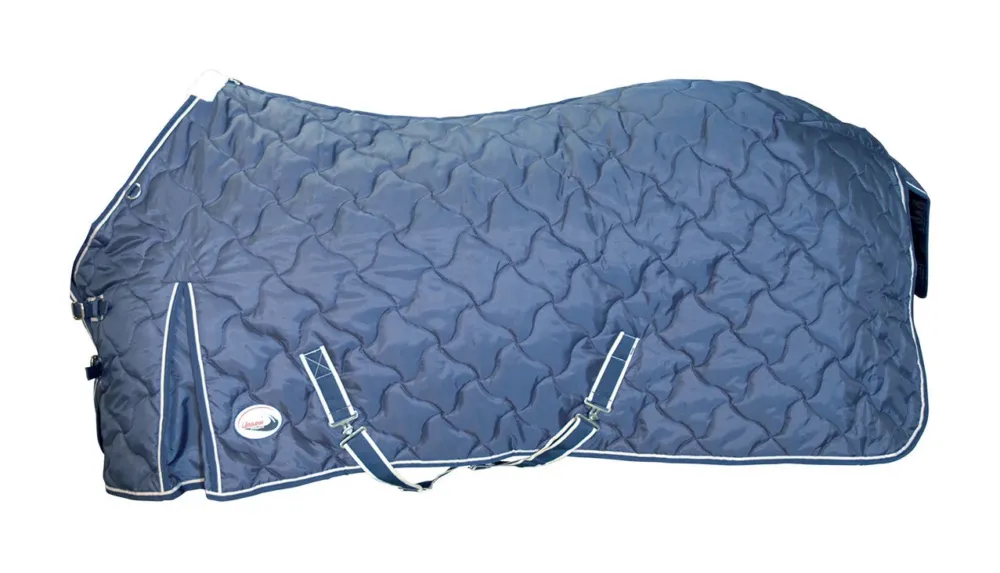 Offre Limite Couverture Box 250g New Wave Umbria Equitazione - 90 cm - Marine