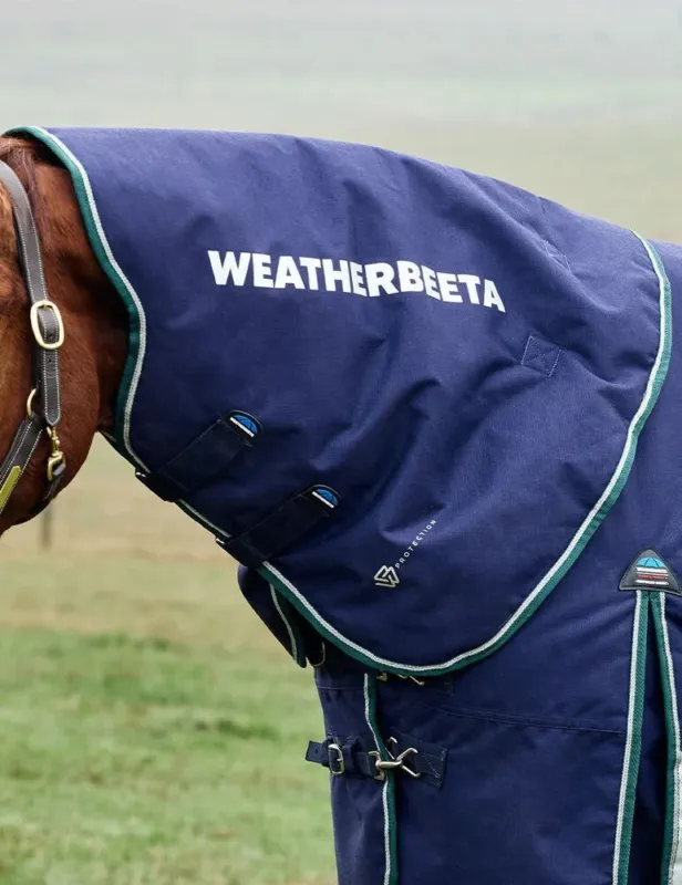 Bon Plan Couvre-cou Weatherbeeta ComFiTec Plus Dynamic Turnout 0g - M - Marine / vert fort