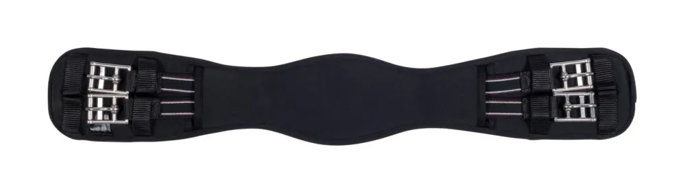 Offre Exclusive Sangle de dressage avec lastique en Memory Foam HKM - 45 cm - Noir