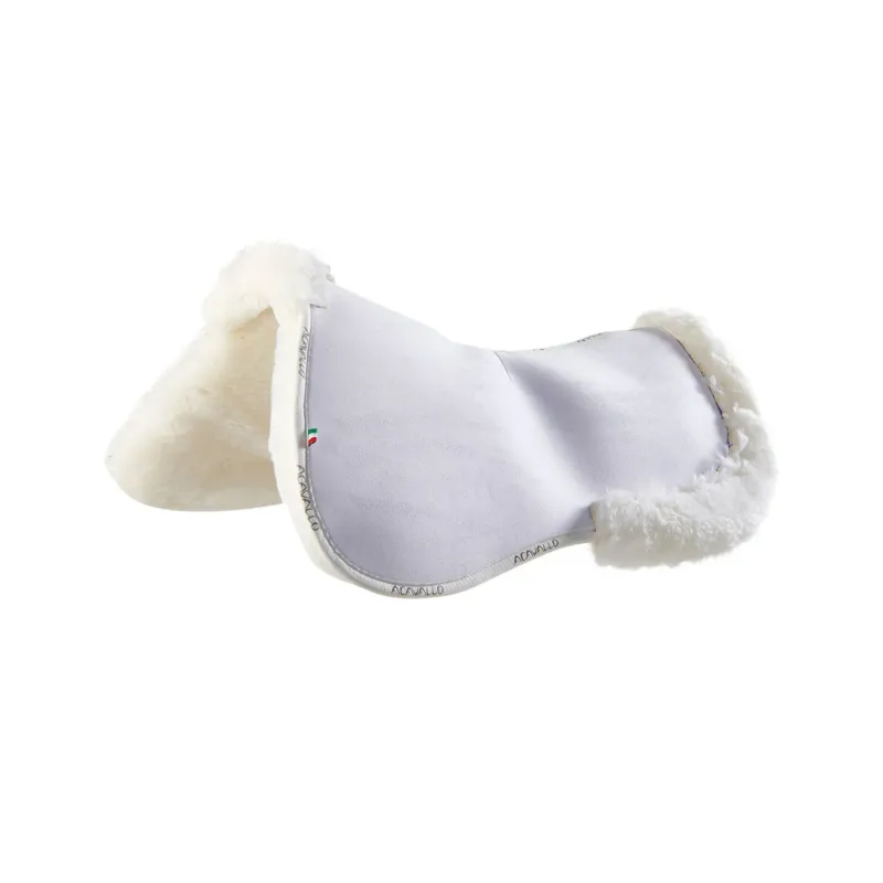 Amortisseur mmoire de forme rhausse avant et arrire en EVA Acavallo - Blanc / naturel Offre Spciale