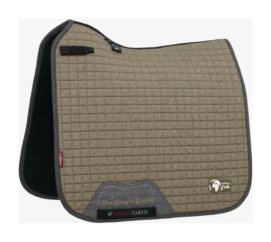 Dernier Modle Tapis de selle LeMieux Earth Dressage Square - L - Moss