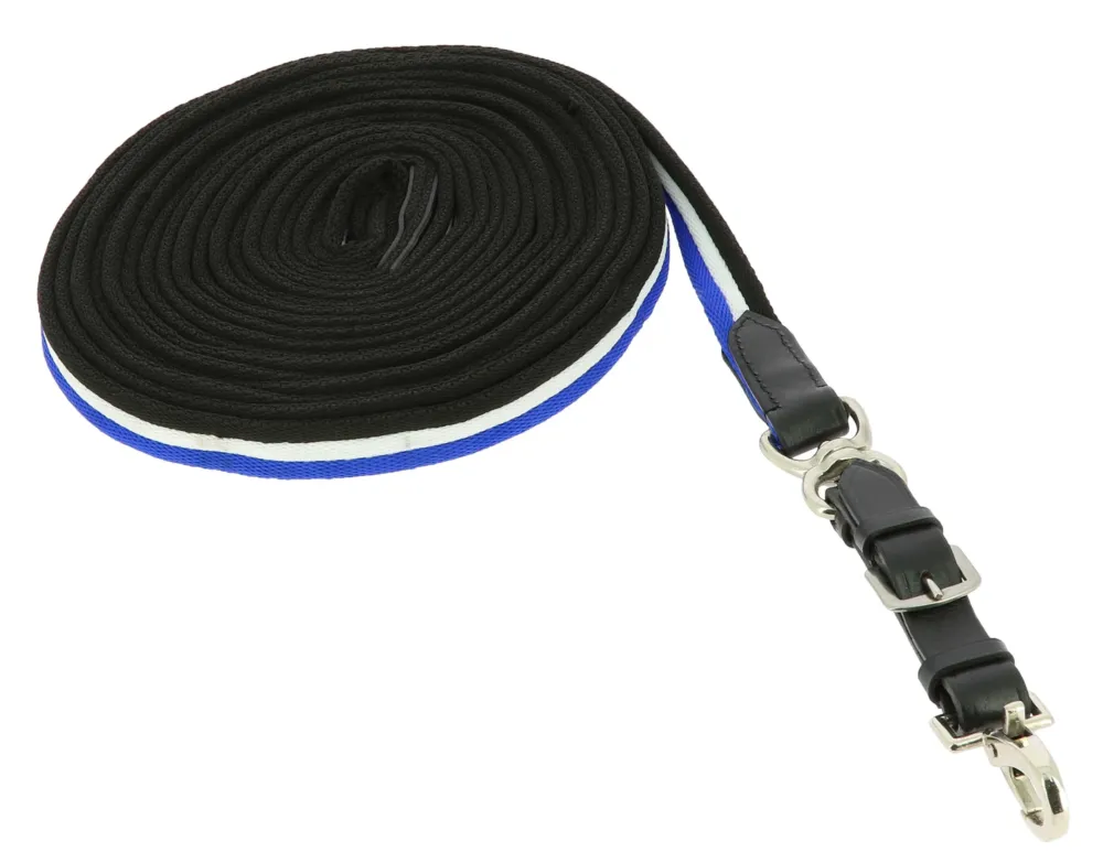 Expdi Aujourdhui Longe de travail Norton matelasse/cuir - 8 m - Noir / blanc / bleu