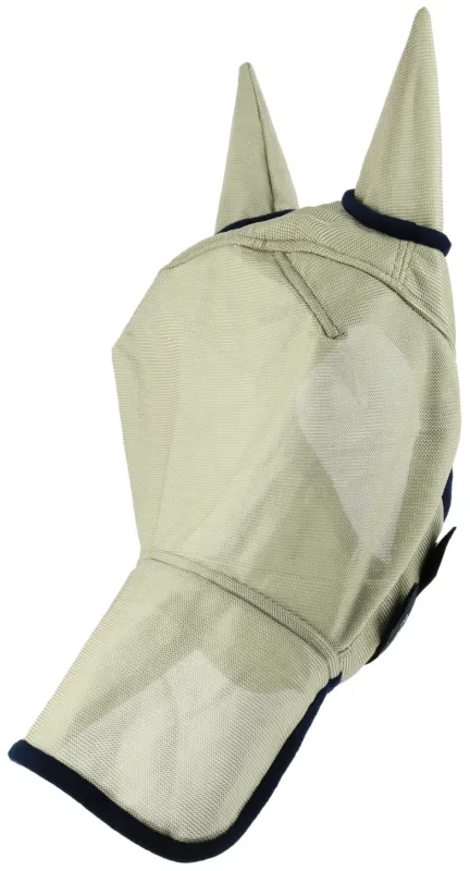 Masque Equithme Aquafly 2 en 1 et nez - M - Beige Authentique