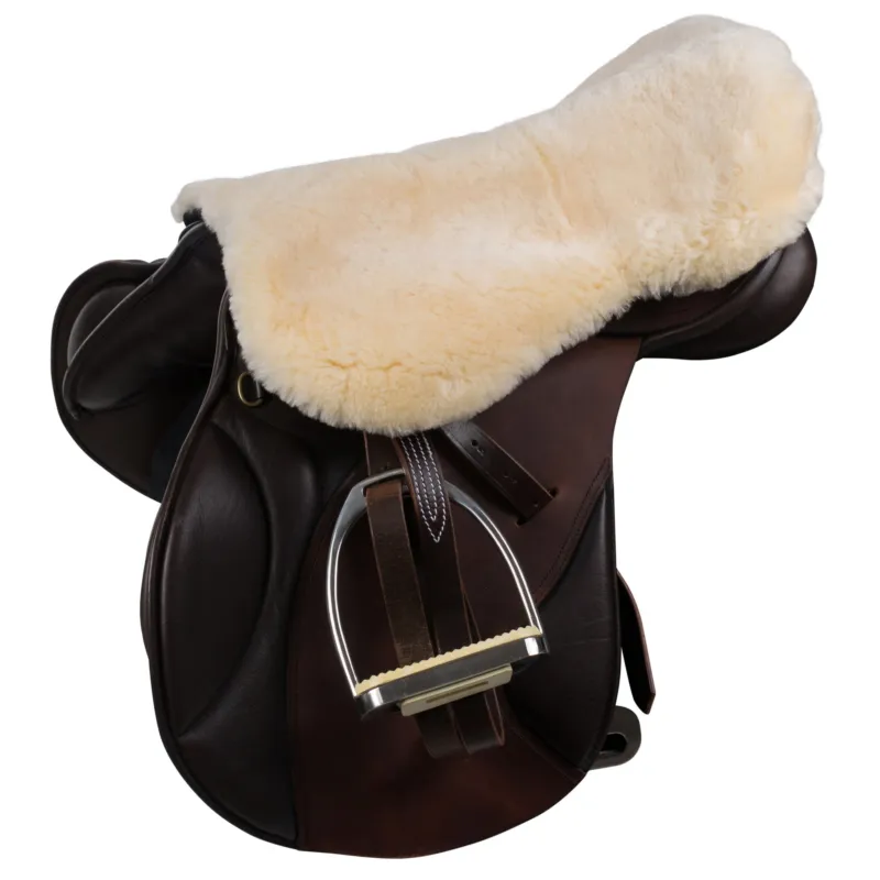 Couvre-sige de selle mouton Harleigh Horze - M - Blanc cass Commande En Gros