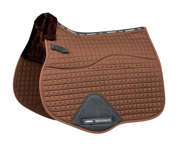 Tapis de selle Weatherbeeta mixte Prime Comfy Fleece - Poney - Marron Bon Plan