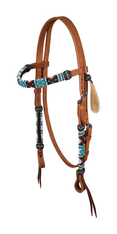 Prix Bas Bridon Western Navajo Pearls Pool's - Naturel