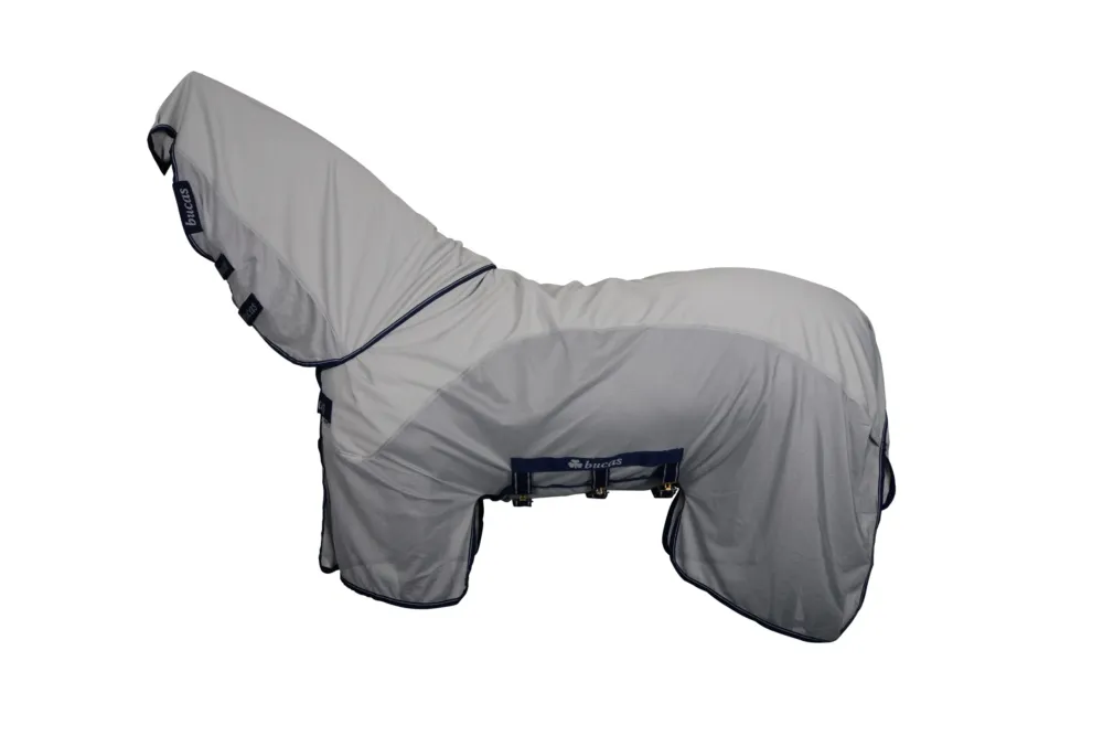 Couverture Bucas Sweet-Itch X light B/N - 135 cm - Argent Usine Directe