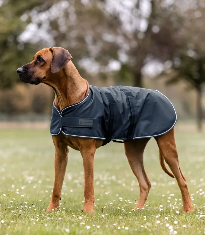 Soldes Couverture de pluie Waldhausen chien - 55 cm - Bleu marine