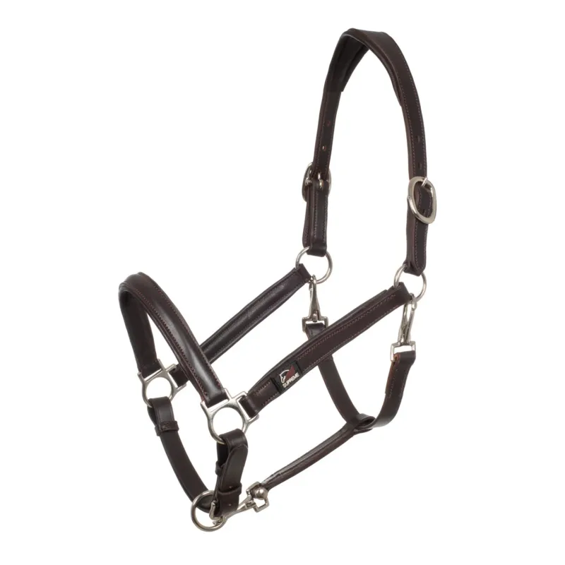 Licol Ergonomique en Cuir Supreme - Cob - Marron Must-Have
