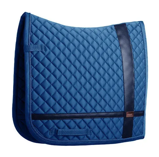 Tapis de dressage Equestrian Stockholm avec bandes - Cheval - Bleu monaco Produit De Marque