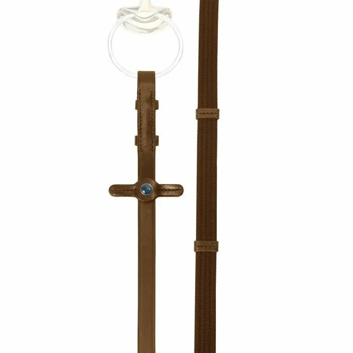 Rnes troite Stbben avec 5 arrtoirs et crochets - Cob / cheval - Ebne argent Bon Plan