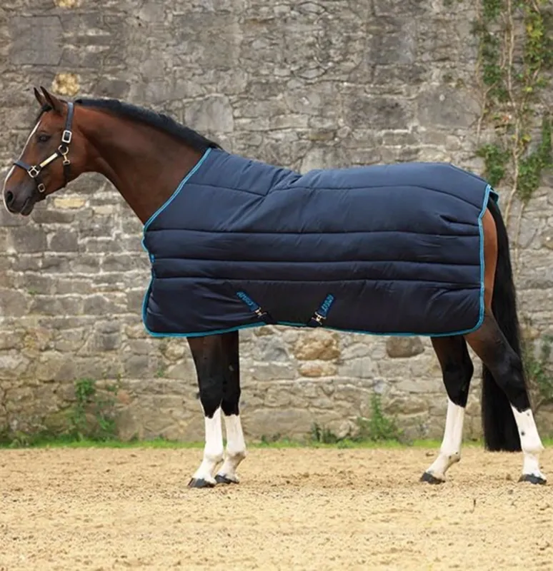 Remise Couverture Horseware Amigo Insulator Plus Super 550g 420D - 160 cm - Marine/ bleu lectrique