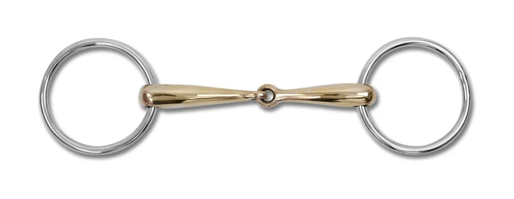 Mors 2 anneaux Waldhausen Cupris simple brisure - 115 mm Prix Cass