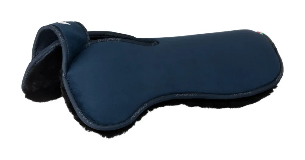 Bon Plan Amortisseur suede full mouton Acavallo - Gris / noir