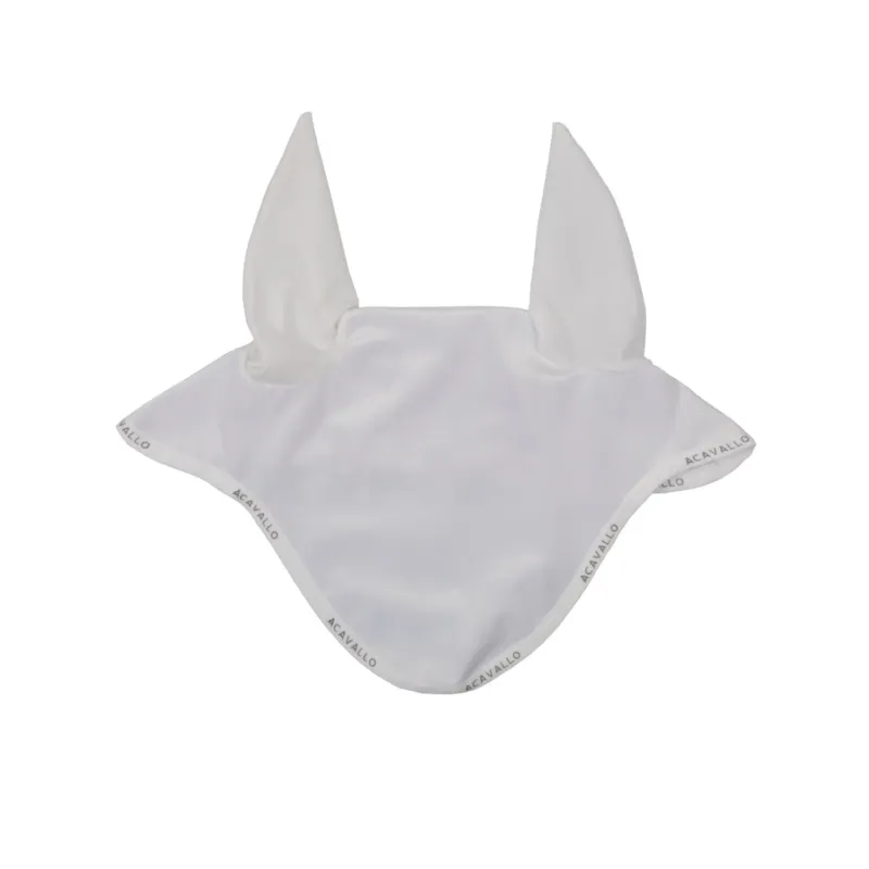 Bonnet anti-mouches en tissu Louvre Acavallo - Poney - Blanc Bon March
