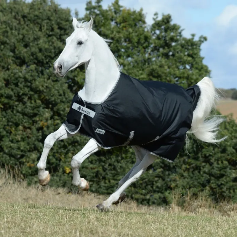Couverture impermable Bucas Anniversary Turnout Light SD 600D - 135 cm - Noir / argent Quantit Limite