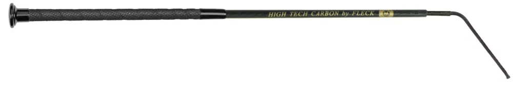 Cravache de dressage Fleck Carbon Tlescopique - 120 cm - Noir Commander Vite