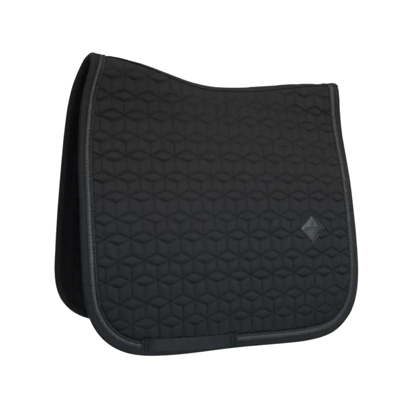 Tapis de selle Glitter Rope dressage Kentucky - Cheval - Noir Prix Choc
