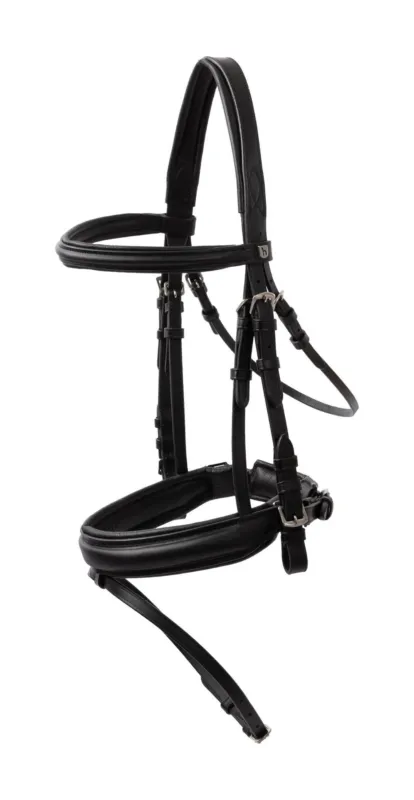 Commander Vite Bridon de dressage Horze Eternal Gaze - Cob - Noir
