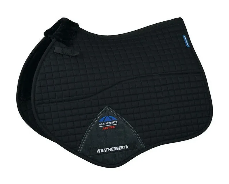 Meilleure Vente Tapis de selle Weatherbeeta Prime Air-Tec Comfy Fleece Jumping - S - Noir