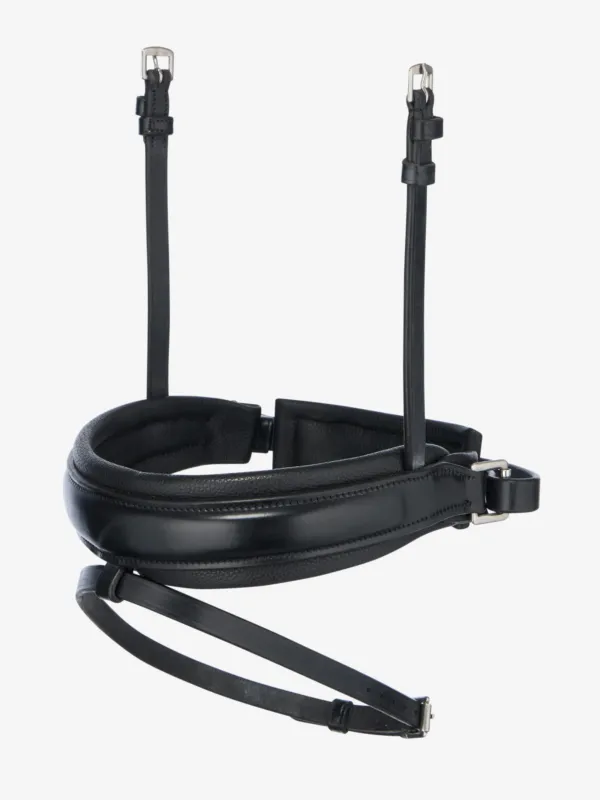 Nouvel Arrivage Muserolle Flash LeMieux Kudos Classic - Grand cheval - Noir / argent