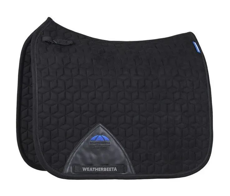 Tapis de dressage Weatherbeeta Suede Elite Air-Tec - L - Noir Authentique