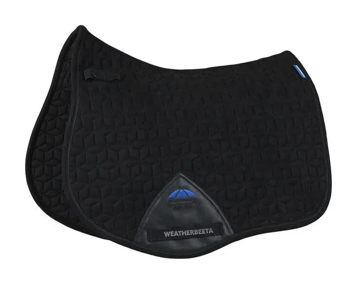 Tapis de selle Weatherbeeta mixte Suede Elite Air-Tec - L - Noir Meilleur Choix