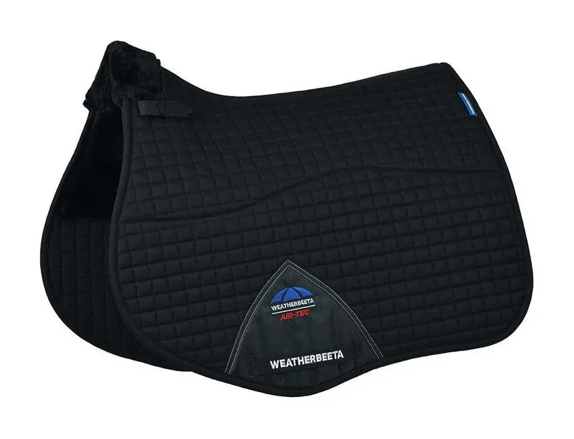 Tapis de selle Weatherbeeta mixte Prime Air-Tec Comfy Fleece - L - Noir Dernire Chance