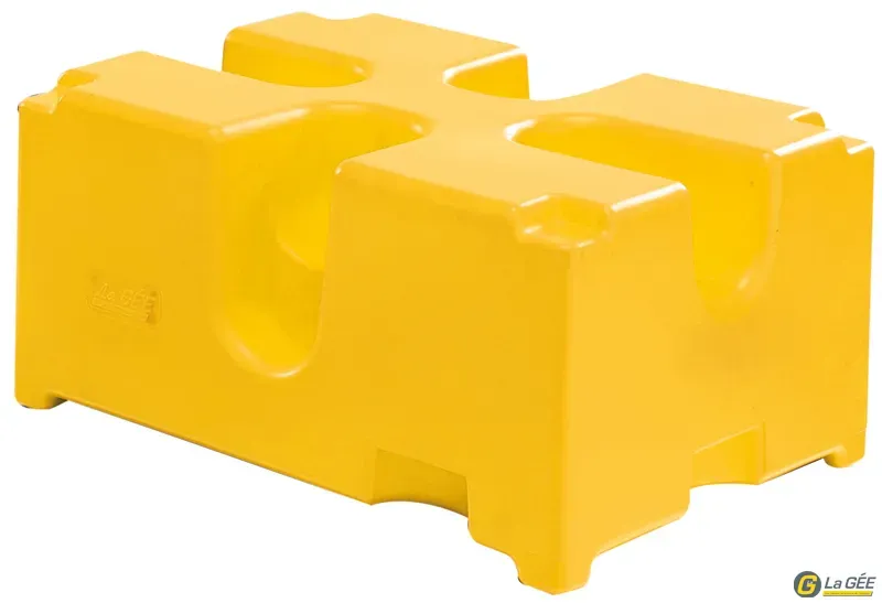 Multibase d&rsquo;obstacle Easypro-Jump 75x55x38 cm Jaune Acheter Direct