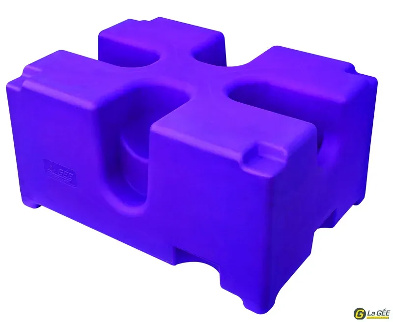 Meilleur Choix Multibase d&rsquo;obstacle Easypro-Jump 75x55x38 cm Mauve