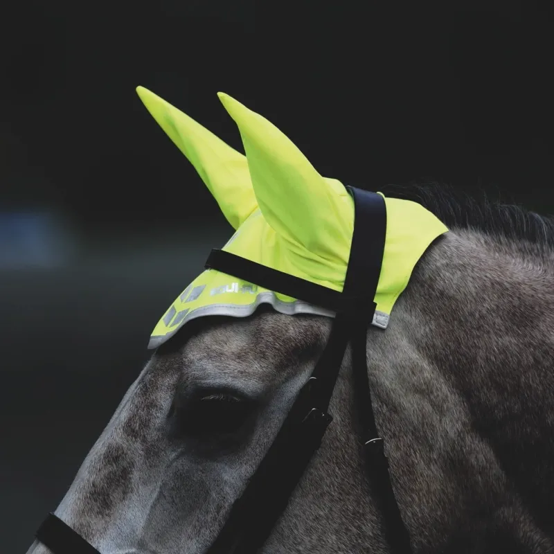 Bonnet anti-mouches EQUI-FLECTOR - Cob - Jaune vif Prix Choc