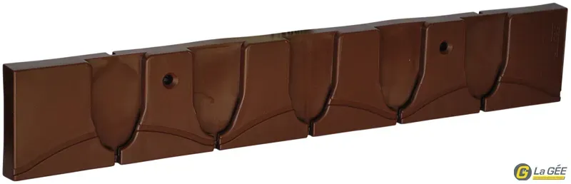 Bon March Platine Proclip pour crochets ou porte-bride Chocolat